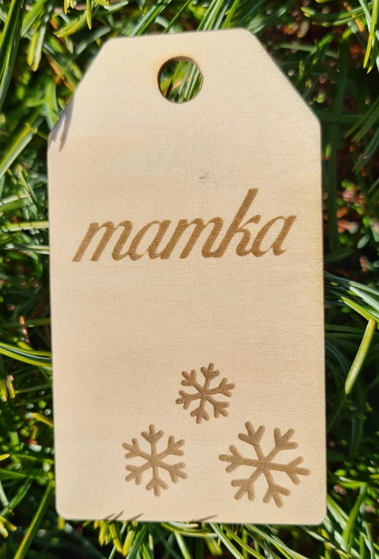 Vianočná menovka personalizovaná
